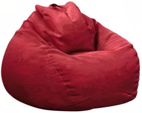 Stuffed Animal Storage Bean Bag Cover (No Filler) Extra Soft Beanbag Seat Chair Covers-Cotton Linen Memory Foam Beanbag Replacement Cover for Adults Children without Filling - Image 6