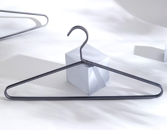 Premium Matte Titanium Gray Aluminum Coat Hangers 6 Piece Set, 16.5” Extra Smooth & Durable Metal Shirt Dress Hanger,Aluminum Alloy Hanger,Clothing Support,Clothing Hang - Image 8