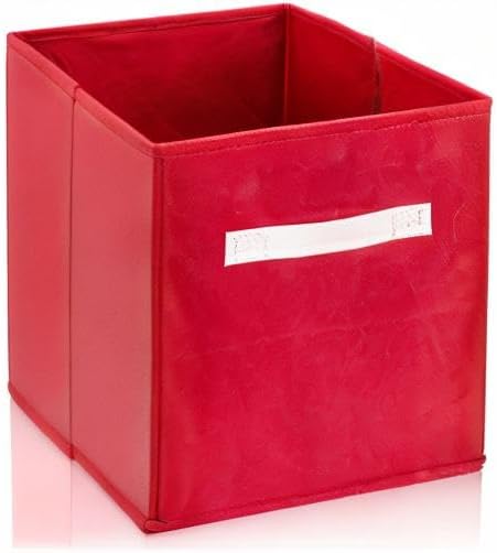 Rainbow Bins Organization Set of Six 10.5 X 10.5 Cube Storage Bins for Bedroom, Classroom, Playroom or Cube Organizer - Image 9