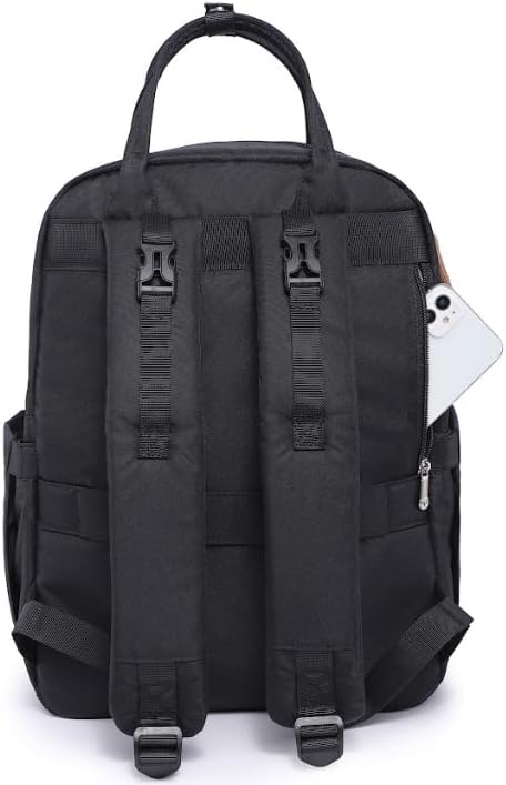 iniuniu Baby Diaper Bag Backpack, 4 in 1 kit Large Capacity Travel Backpack | Waterproof Backpack for Moms Dads,Travel Backpack with Pouch,Washable Changing Pad, Baby Essentials - Image 7