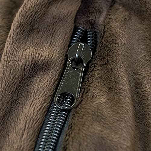 ULTIMATE SACK | 6 Ft Bean Bag Chair Replacement Cover Only | Brown Fur | Removable Washable Cover only - Image 9