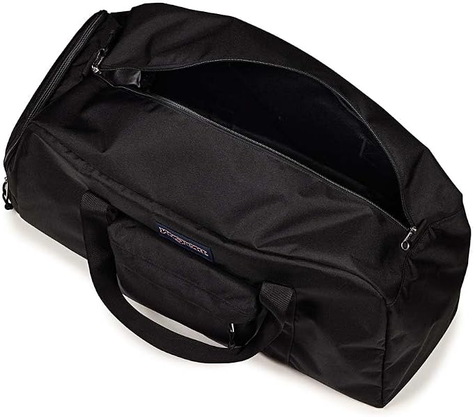 JanSport Weekender Large Duffel - Travel or Gym Bag, Durable Weekender with Front Utility Pocket & Side Grab Handles - Black - Image 7