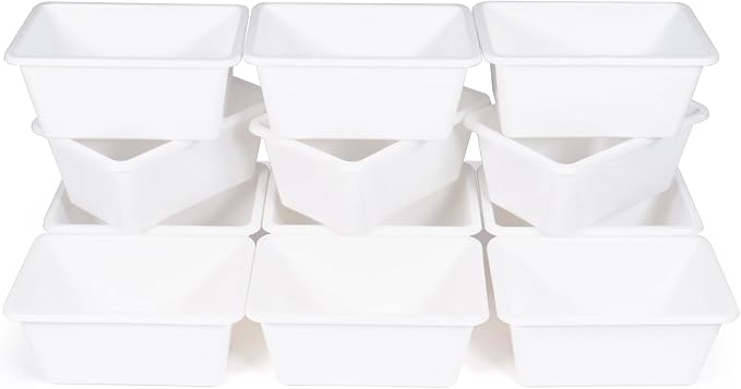 Humble Crew Plastic Storage Bins for Kids, Small Removable Toy Organizer | BPA-free, lightweight, fits cubbies and bookshelves, compatible with most toddler shelving for playroom, bedroom, or nursery - Image 6
