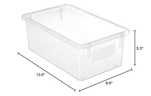 Jonti-Craft 8010JC5 Cubbie-Tray - Clear - Pack of 5 - Image 2