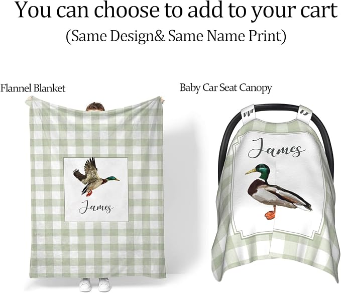 Custom Wild Ducks Diaper Bag for Women, Personalized Name Multifunction Nylon Nursing Mommy Daypack with Large Capacity for Travel, Birthday Mother Gift - Image 6