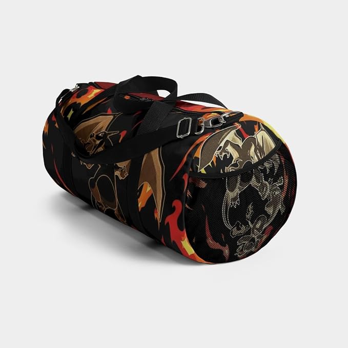 Anime Gym Bag for Women Men - Large Capacity Waterproof Workout Fitness Travel Sports Bags Fashion Street Camping Expandable Carry On Duffle Bag For Couple (CRZRD) PTY - Image 5