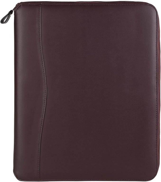 FranklinCovey - Planning System Ring-Bound Binder - Includes Undated Planner | Vinyl - Zipper Binder (Monarch, Burgundy) - Image 4
