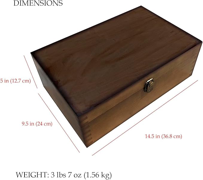 Navigators Compass Design Wooden Keepsake Box, Large Memory Box for Keepsakes, Decorative Storage Box for Memories, Jewelry, & Photos, Memorial Boxes for Men & Women - Image 7