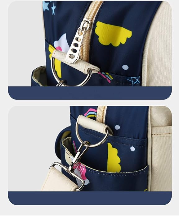 Diaper Tote Bag Organizer, Large Capacity Shoulder Bag Baby Portable Nappy Handbag Crossbody Bags - Image 8