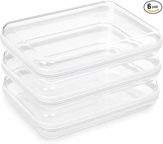 CoiiJoii Clear Hard Shell Zipper Case by CoiiJoii