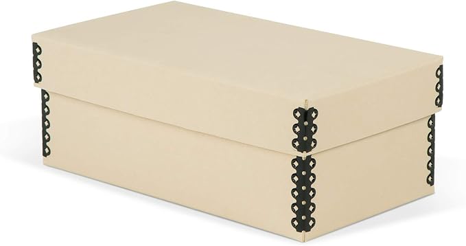 Tan Shoebox-Style Photo Storage Kit for 5 x 7 Photographs - Image 3