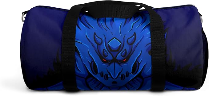 Anime Gym Bag for Women Men - Large Capacity Waterproof Workout Fitness Travel Sports Bags Fashion Street Camping Expandable Carry On Duffle Bag For Couple (Blue Susano) PTY - Image 8