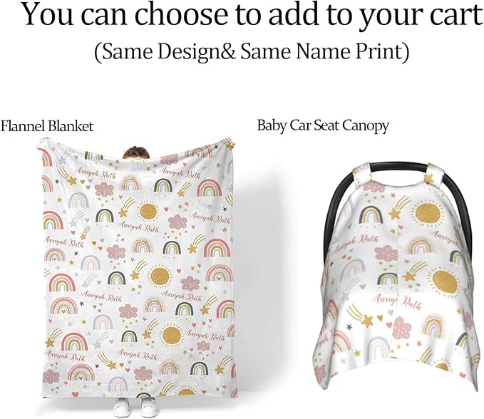 Custom Baby Diaper Bags with Name, Rainbow Personalized Diaper Bag Backpack Mommy Bag Diaper Nappy Bags Casual Daypack Travel Shoulder Bag for Mom Dad Multi Color - Image 6