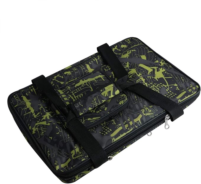 Starsouce Large Capacity Art Supply Organizer Tote Bag – Padded Craft Storage with Adjustable Shoulder Strap, Foldable Travel Caddy for Brushes, Markers, Sketchbook, Watercolor Palette & More - Image 6