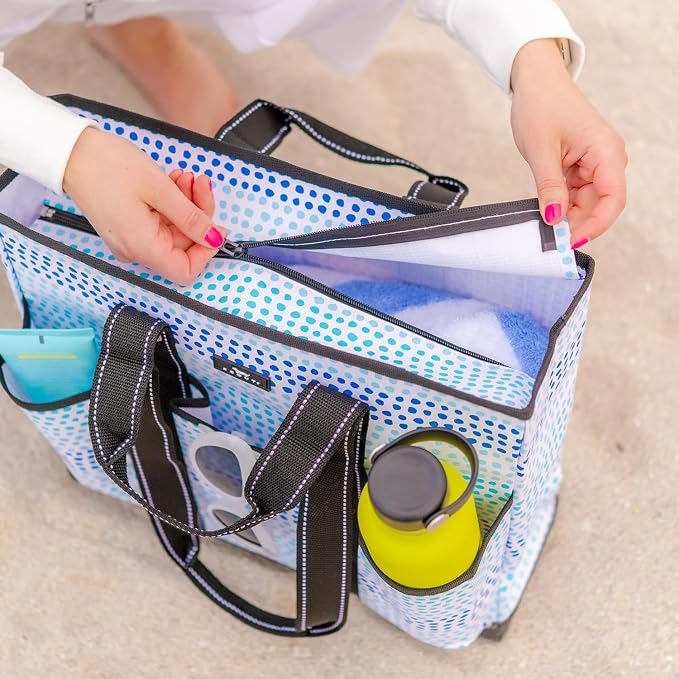 SCOUT Rocket Pocket Tote - Multi-use, zips shut | 7-Pockets, Folds flat for easy storage, Two Straps. The perfect versatile travel tote for busy nurses, teachers, and moms. - Image 9