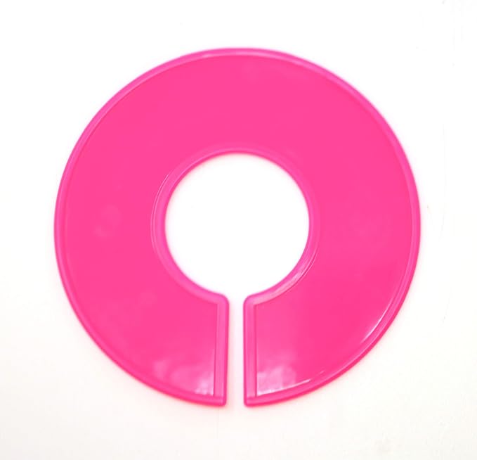 Pink Round Plastic Blank Rack Size Dividers - Multi-Pack (50) - Image 3