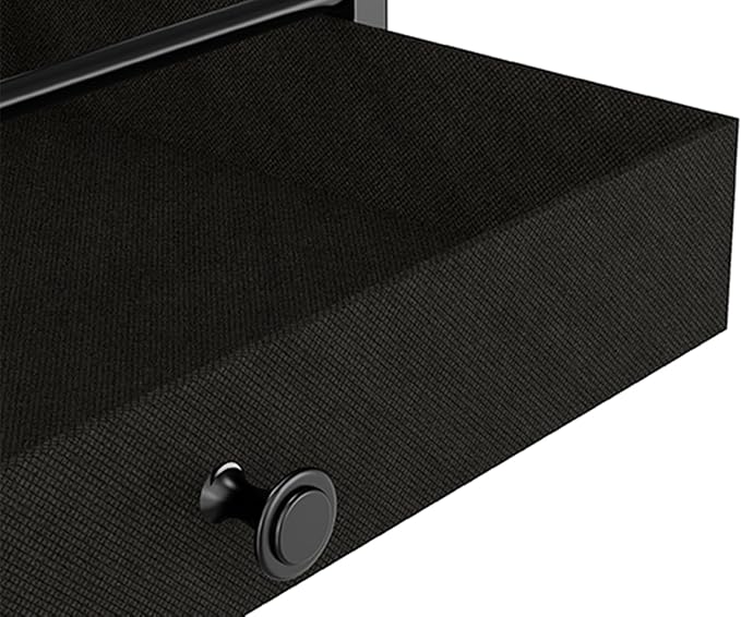 Ribbon Organizer with Fabric Drawer, Adjustable 5-Tier Ribbon Holder Rack | Stores Gift Wrap Ribbons, Craft Supplies, and Wrapping Tools with a Stable Metal Design for Easy Organization - Image 9