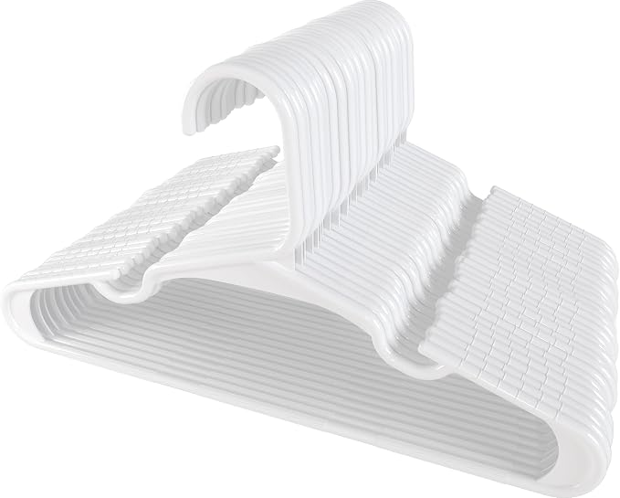 Utopia Home Kids Hangers 360 Pack – 11.5 Inch Baby Closet Hangers White | Plastic baby hangers | Fits children's & infant clothes | Gentle on delicate garments - Image 8