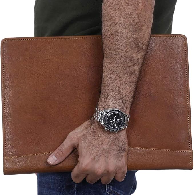 Leather Business Portfolio Business Personal Organiser Folder Full Grain Leather padfolio by KomalC - Image 7