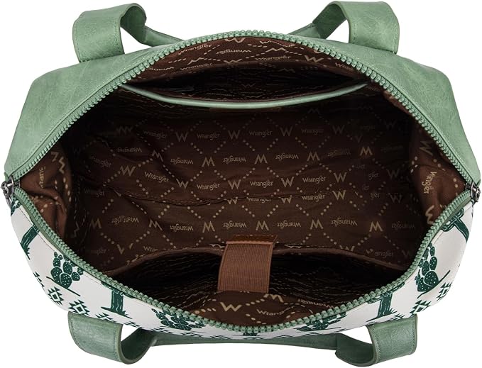 Wrangler Duffel Bag for Women Large Travel Weekender Bag Designer Cactus Print Carry On Bags - Image 6