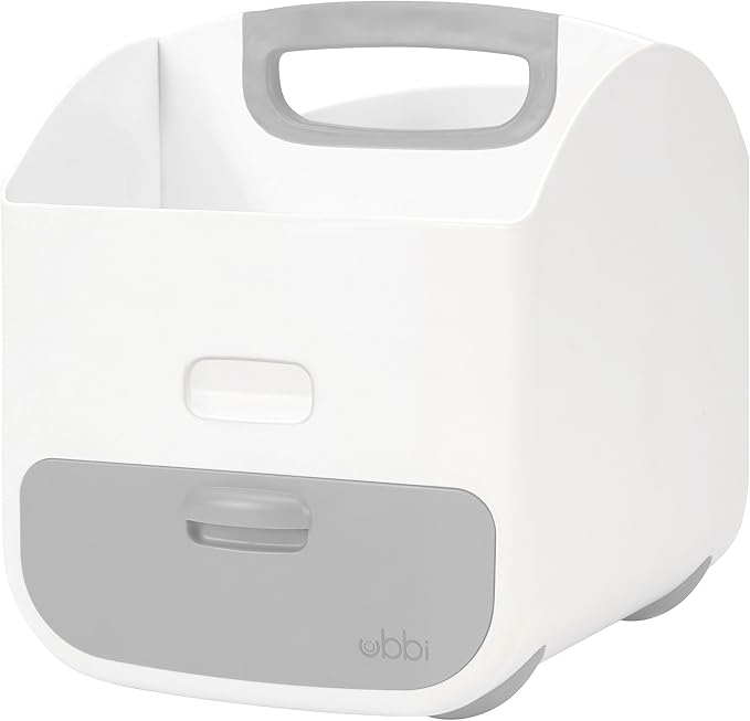 Ubbi Portable Diaper Caddy & Changing Mat, Gray | Baby & Toddler Nursery Changing Station, Diaper Storage, Caddy Organizer, Stores Baby Diapers, Wipes & Changing Essentials - Image 14