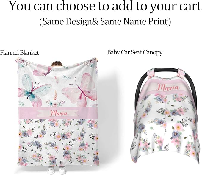 Custom Diaper Bag Backpack with Name Personalized Floral Butterfly Nappy Bag for Mommy Mother's Day Gift Customized Adjustable Shoulders Nursing Bag Daypack - Image 6