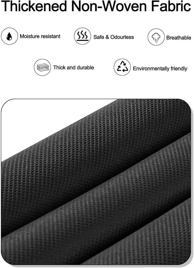 TAHAVICE 1Pack Over the Door Organizer Storage, 5 Large & 10 Mesh Pockets | Hanging Organizer Closet College Dorm Essentials for Girls, Storage for Dorm Organization, Nursery & Bedroom (Black) - Image 7