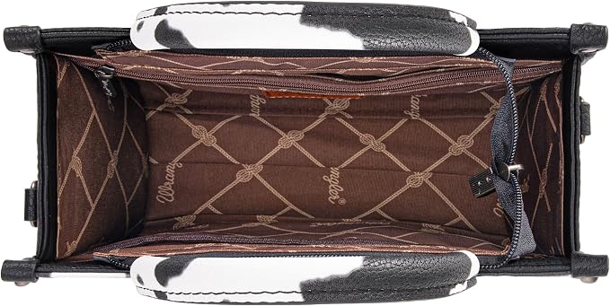Montana West × Wrangler Tote Bag for Women Western Cow Print Purse Designer Top Handle Handbags - Image 6