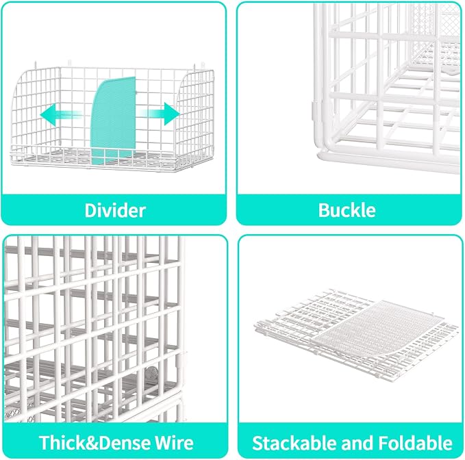HapiRm Hanging Closet Organizer Storage - 3 Tier Metal Stackable Hanging Closet Shelves with Dividers and S Hooks, Foldable Clothes Shelves for Clothes, Pants, Shoes, Coat, Hats Clutches Accessories - Image 8
