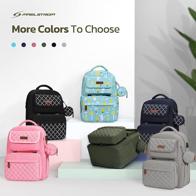 Large Diaper Bag,29L-45L Expandable Diaper Bag Backpack for 2 Kids/Twins Baby Stuff, with Removable Cross Body Bottle Bag for Mom/Dad,Stylish Baby Bag Gift for Boys/Girl-Army Green - Image 9