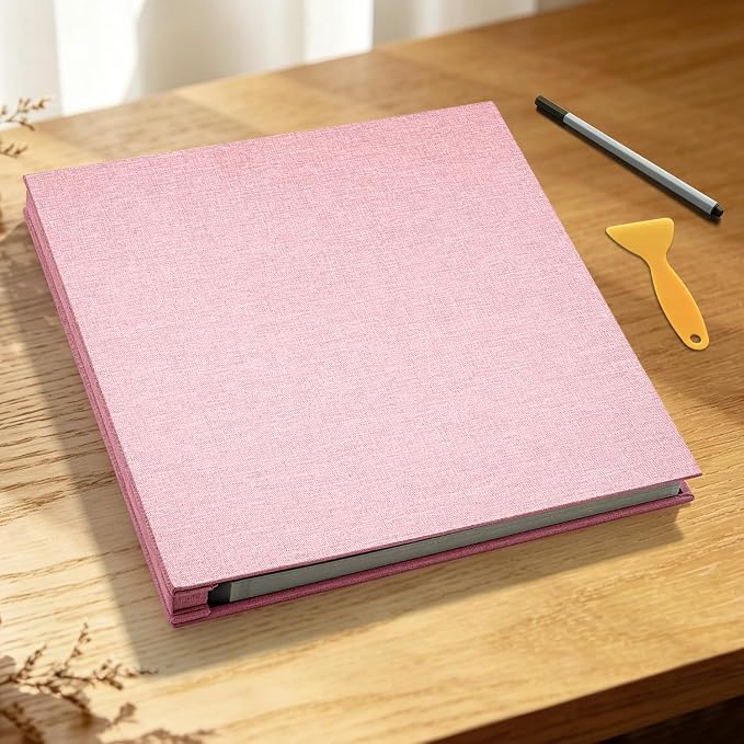 Large Photo Album Self Adhesive Scrapbook Album for 4x6 5x7 8x10 Pictures DIY Photo Book for Wedding, Anniversary, Christmas, Baby Shower, Ideal for Preserving Precious Moments - Image 6