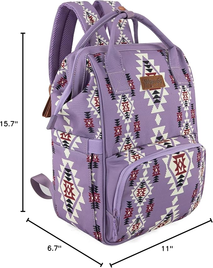 Montana West Wrangler Callie Diaper Bag Backpack with Stroller Straps Multifunction Baby Travel Bag WG2204-9110LV - Image 8