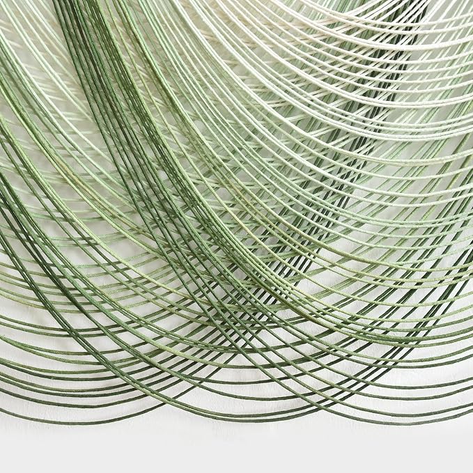 Macrame Wall Hanging Large Dip Dyed Boho Green Wall Art Decor 57"W*31"L | For Living Room Bedroom Styling Entryway Decor, Handmade Fiber Art, Textured Wall Artwork, Housewarming Gift, Ready to Hang - Image 7