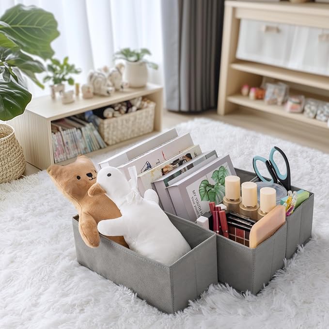 Drawer Organizer Clothes, 14 Pack Dresser Organizer for Baby Clothes, Underwear, Sock- Foldable Closet Organization and Storage Dividers Bins for Nursery, Bedroom and Dorm (Grey) - Image 9