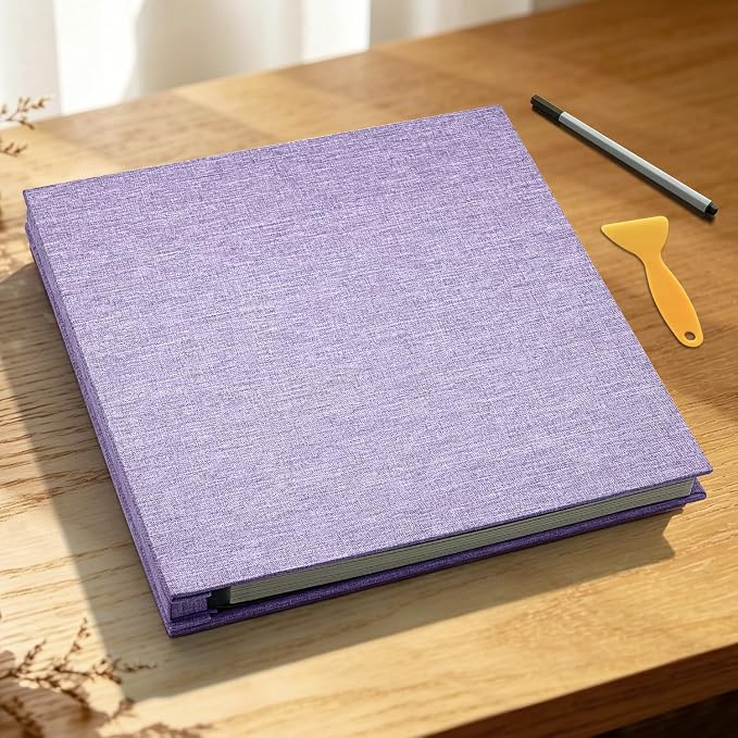 Large Photo Album Self Adhesive Scrapbook Album for 4x6 5x7 8x10 Pictures DIY Photo Book for Wedding, Anniversary, Christmas, Baby Shower, Ideal for Preserving Precious Moments - Image 6