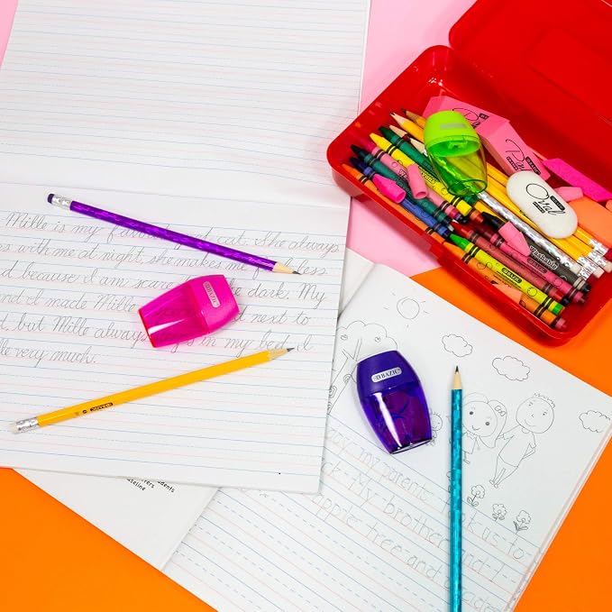 BAZIC PRODUCTS Classic Multipurpose Pencil Box, Stackable, 24-Case | snap-latch lid for pens, tools, crafts, supplies - Image 7