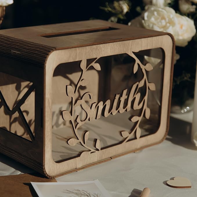 Wedding Guest Book Alternative | Personalized Wedding Guest | Graduation Guest Book | Heart Frame Wedding Guest Book | Wedding Decorations for Reception Inside and Outside | Heart Box (Heart) - Image 9