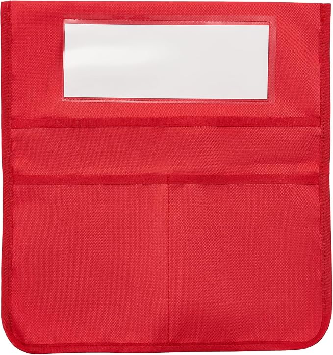 VEVOR Chair Pockets for Classroom, 24 Pack, 14 x 15 Inches Chairback Buddy Pocket with Name Tag, 6 Bright Colors, Back of Chair Organizer for Kids in Classroom, Kindergarten, School, and Home - Image 12