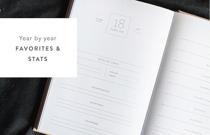 A Complete Childhood History: From Pregnancy to 18 Years Old (Blush Pink, Leatherette) | Baby Book and Pregnancy Journal | Baby Memory Book - Image 9