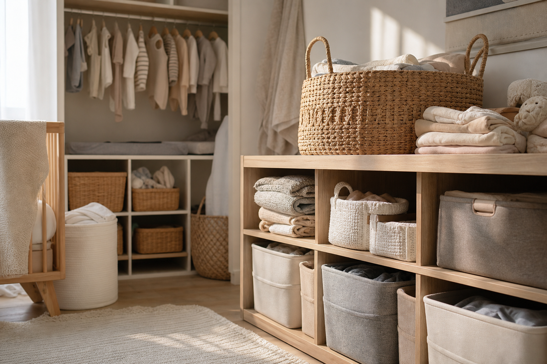 Unbranded orderly inspection setup featuring practical nursery organization