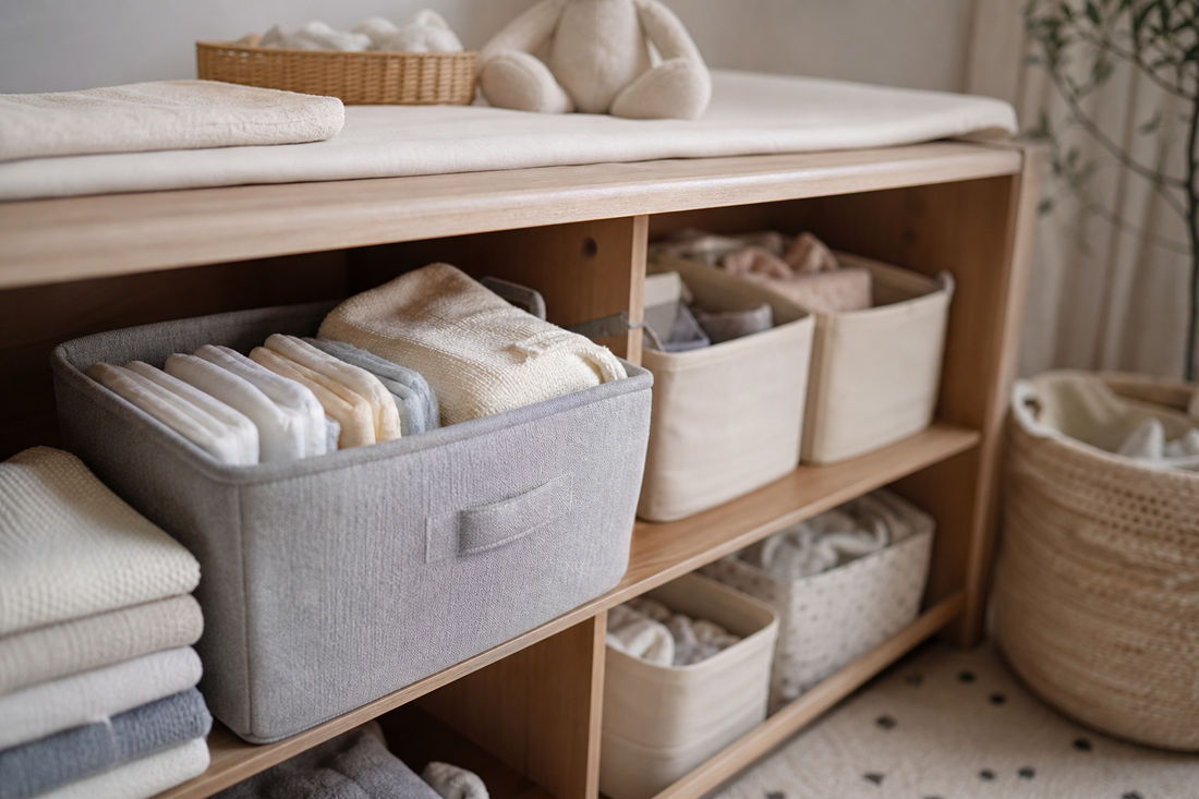 Unbranded close editorial detail featuring practical caregiving organization