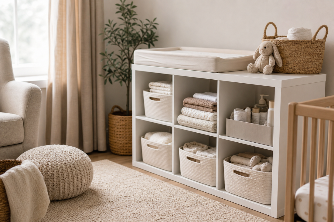 Unbranded orderly inspection setup featuring practical nursery organization