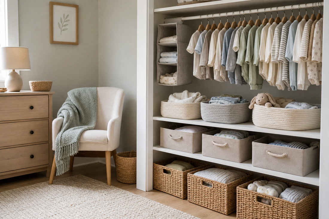 Unbranded orderly inspection setup featuring practical nursery organization