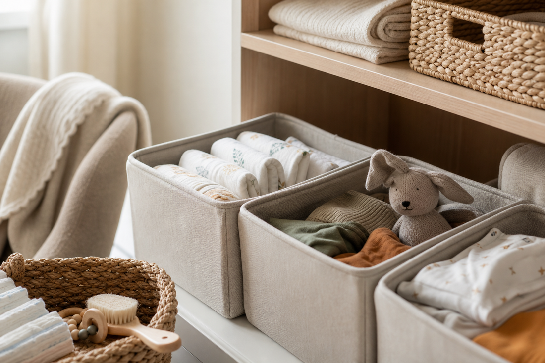Unbranded close editorial detail featuring practical caregiving organization