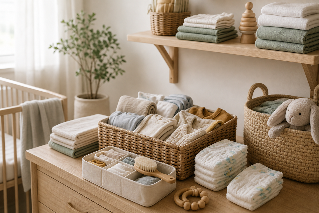 Unbranded repeatable routine scene featuring everyday baby routines