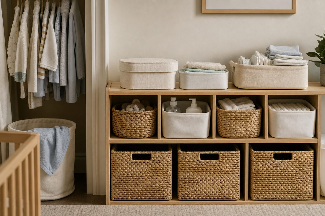Unbranded orderly inspection setup featuring practical nursery organization