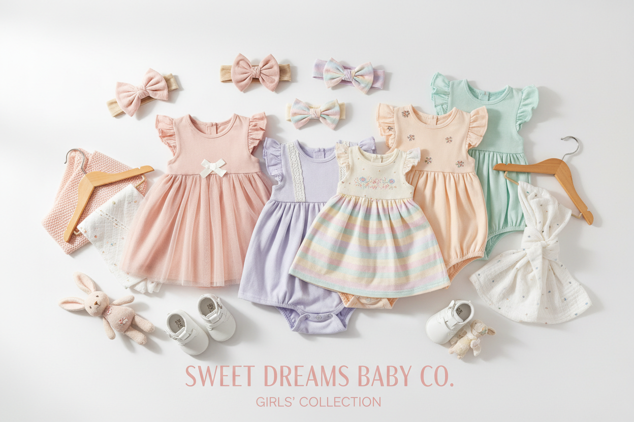 Girls clothing and accessories