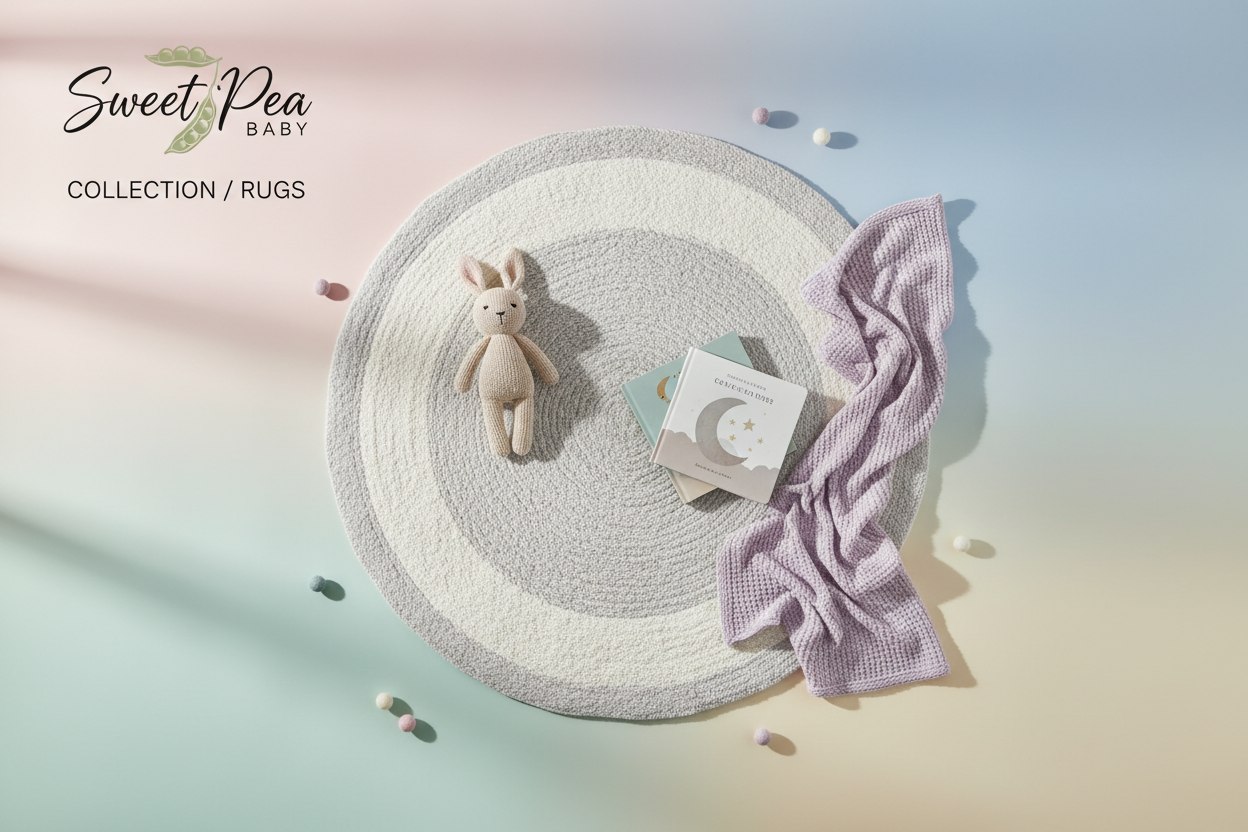 Nursery rugs and kids room floor coverings