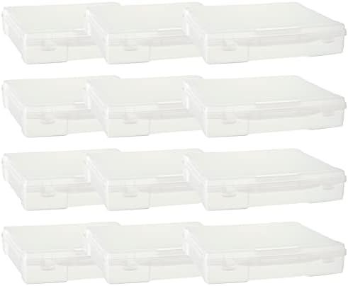 Generic 12” x 12” Plastic Scrapbook Storage Case by Simply Tidy - Portable Case for Documents, Papers, Sewing, Crafts - Clear, Bulk 12 Pack - Image 5