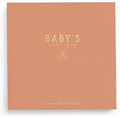 Lucy Darling Baby Memory Book – Teddy Bears' Picnic | Luxury Baby First Year Book & Photo Album | Gender Neutral Keepsake Journal for Milestones, Memories & Photos | Thoughtful Pregnancy Gift by LucyDarling